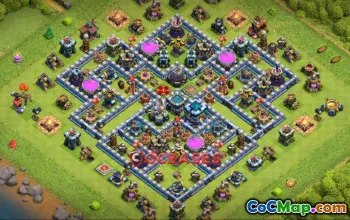 Top Town Hall 13 Farming Base - Copy Link for Clash of Clans #23434