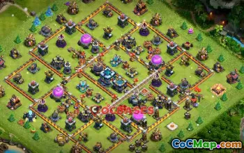 Top Town Hall 13 Farming Base - Copy Link for Clash of Clans #24348