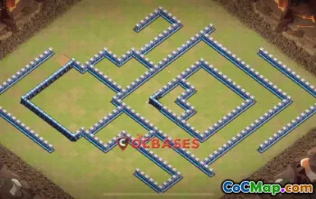 Top Town Hall 13 Hybrid Base for Clash of Clans - Bruce Lee #22184