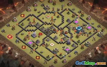 Top Town Hall 13 Layouts for CoC #33736