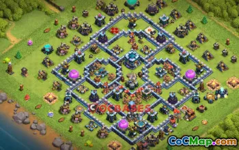 Top Town Hall 13 Trophy Base - Anti 3-Star | Clash of Clans #20578