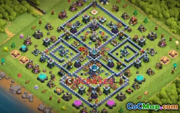 Top Town Hall 13 Trophy Base: Anti 3-Star Hybrid Designs #20127
