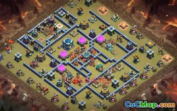 Top Ratusz 13 Baza wojenna | Kopiuj łącze bazowe Clash of Clans #18730