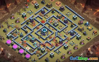 Top Town Hall 13 War Base | Clash of Clans Copy Link #19191