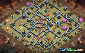 Top Town Hall 13 War Base - Clash of Clans Copy Link #22094