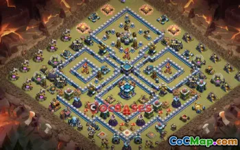 Top Town Hall 13 War Base - Copy Link | Clash of Clans #18981