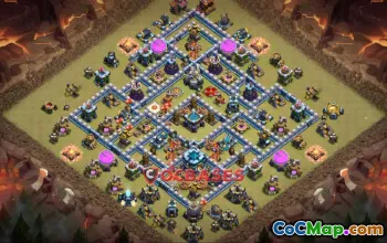 Top Town Hall 13 War Base Copy Link | Clash of Clans #23811