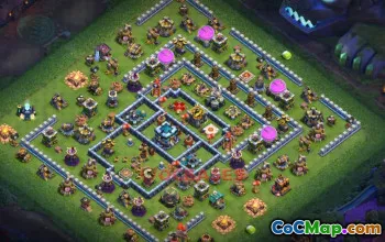 Top Town Hall 13 War Base for Clash of Clans - Copy Link! #19305