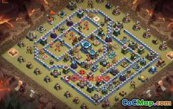 Top Town Hall 13 War Base for Clash of Clans - Copy Link! #22592