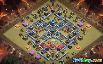 Top Town Hall 13 War Base for Clash of Clans - Copy Link! #23067