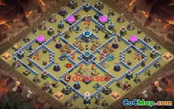 Top Town Hall 13 War Base for Clash of Clans - Copy Link! #24098