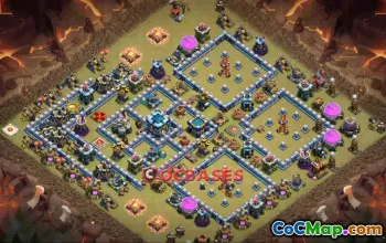 Top Town Hall 13 War Base Layout | Clash of Clans Copy Link #23797