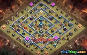 Top Town Hall 13 War Base Layouts | Clash of Clans Copy Link #23158