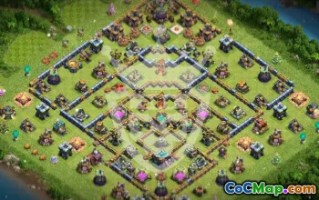 Top Town Hall 14 Base Layout for Clash of Clans #52665
