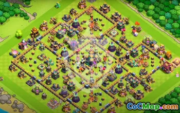 Top Town Hall 14 Base Layouts & Maps #54041