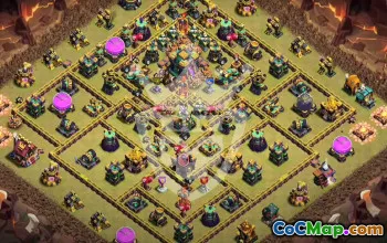 Top Town Hall 14 Base Layouts with Copy Link #53853