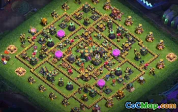 Sao chép base Clash of Clans  Town Hall 14 #54702