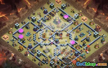 Top Town Hall 14 Base Layouts with Copy Link #57313