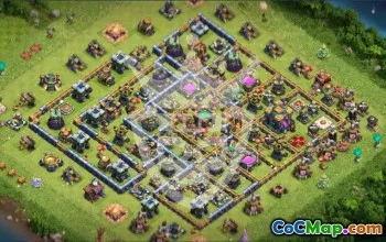Top Town Hall 14 Base Layouts with Links #52662