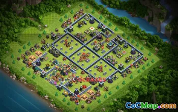 Top Town Hall 14 CWL Base: Anti-3 Star Strategies #22264