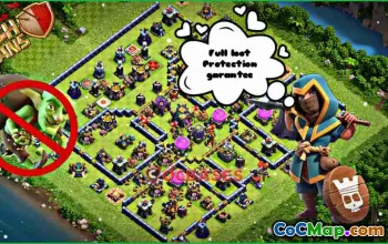 Top Town Hall 14 Farming Base: Anti 2 Stars & Loot Protected #23497