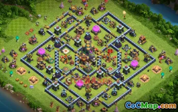 Top Town Hall 14 Farming Base | Anti-Ground & Anti-Air #18873
