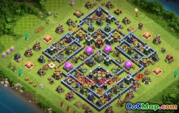 Top Town Hall 14 Farming Base: Copy Link, Anti-Air & More! #20773