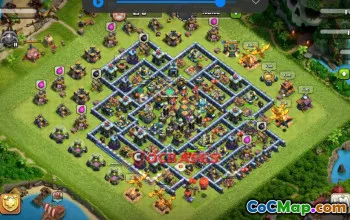 Top Town Hall 14 Hybrid Base for Clash of Clans | Copy Link #21971
