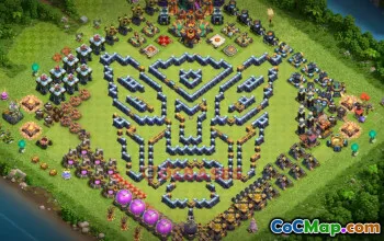 Top Town Hall 14 Progress Base for Clash of Clans Fun! #20685