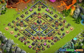 Top Town Hall 14 Trophy Base: Anti 2/3 Star Strategies #24088