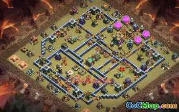 Top Town Hall 14 War Base - Anti 3 Stars | Clash of Clans #21724