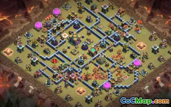 Top Town Hall 14 War Base - Anti-Air & CWL Strategies #21170