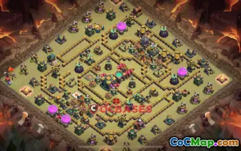 Top Town Hall 14 War Base | Copy Link | Clash of Clans #22409