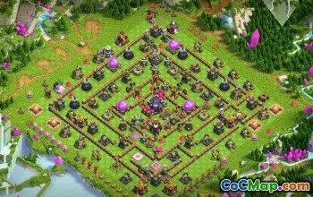 Top Town Hall 15 Base Layouts for CoC: Farming & Trophy #27020