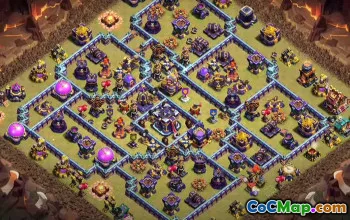 Kopírujte základní rozložení Clash of Clans  Town Hall 15 #54703