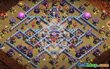 Top Town Hall 15 Base Layouts with Copy Link #52588