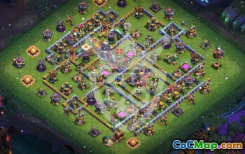 Top Town Hall 15 Base Layouts with Copy Link #53144