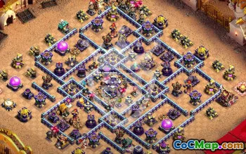 Top Town Hall 15 Base Layouts with Copy Link #54425