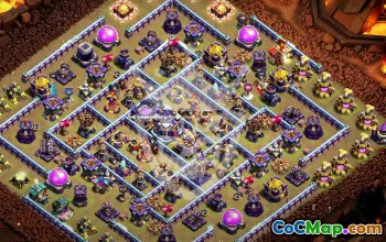 Top Town Hall 15 Base Layouts with Copy Links #54428