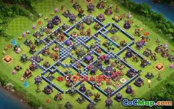 Top Town Hall 15 Farming Base | Clash of Clans Copy Link #22666
