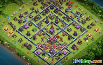 Top Town Hall 15 Farming Base - Copy Link | Clash of Clans #23369