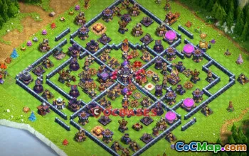 Top Town Hall 15 Trophy Base: Anti 3 Stars Strategies #20302