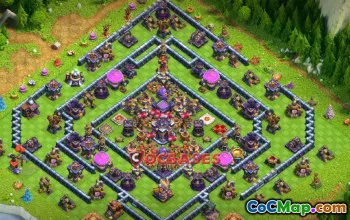 Top Town Hall 15 Trophy Base for Clash of Clans | Anti 3 Stars #21014