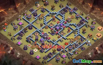 Top Town Hall 15 War Base: Anti-3 Stars for CWL | Clash of Clans #20205