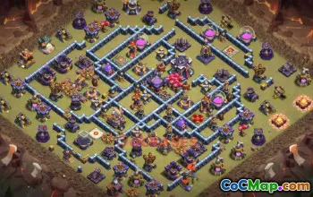 Top Town Hall 15 War Base: Anti 3 Stars for CWL | Clash of Clans #20465
