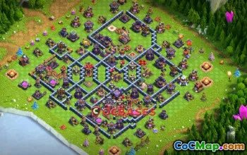 Top Town Hall 15 War Base: Anti Air & Electro Dragon Tips #21223