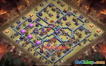 Top Town Hall 15 War Base - Clash of Clans | Copy Link #22179