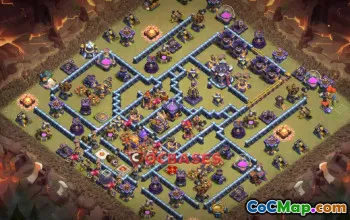 Top Town Hall 15 War Base for Clash of Clans - Anti 3 Stars! #20999
