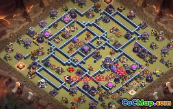 Top Town Hall 15 War Base for CWL | Anti 3 Stars Strategy #21256