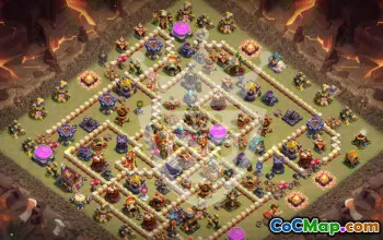 Top Town Hall 16 Base Layouts for Clash of Clans #54664